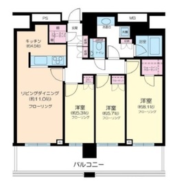 クロスエアタワー 31階 間取り図