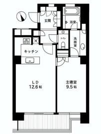フォレセーヌ霊南坂レジデンス 402 間取り図