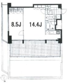 フレンシア麻布十番ノース 903 間取り図