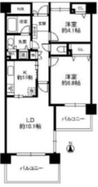 秀和青山神宮前レジデンス 3階 間取り図