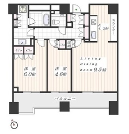 ブランズ六本木 5階 間取り図