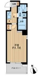 アムス大手町 902 間取り図