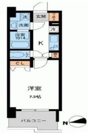 プライマル浅草橋 903 間取り図