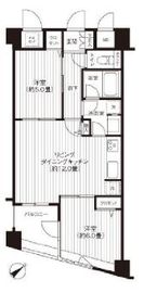 コスモリード新宿余丁町 106 間取り図