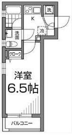 M's麻布十番 206 間取り図