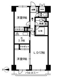 レジディア目白 805 間取り図