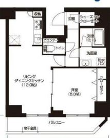 アーバネックス大森 1301 間取り図