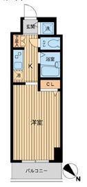 HF東神田レジデンス 1103 間取り図