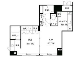 KDXレジデンス南青山 402 間取り図