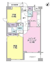 ヒルトップ半蔵門 5階 間取り図