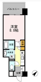 ヒルフラット大崎 504 間取り図