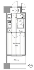 フィットエル森下 504 間取り図