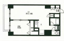 HF駒沢公園レジデンスタワー 2403 間取り図