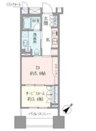 ブリリア銀座id 4階 間取り図