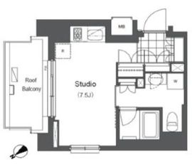 ブリリアイスト北沢ケヤキ 306 間取り図