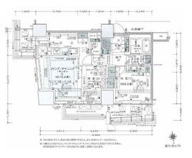 プラウドタワー木場公園 21階 間取り図