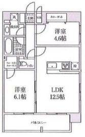 ブリリアント三田慶大前 10階 間取り図