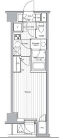 プレミアムキューブ都立大学#mo 303 間取り図