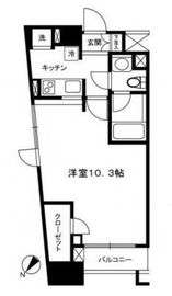 パレステュディオ神楽坂シティタワー 5階 間取り図