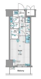 グランド・ガーラ銀座 10階 間取り図