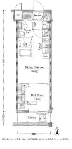 アーバネックス深川住吉 308 間取り図
