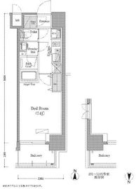 アーバネックス深川住吉 1101 間取り図