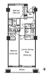 二番町テラス 1008 間取り図