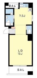 CAMEL築地1 401 間取り図