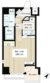 ホワイトフロント 204 間取り図