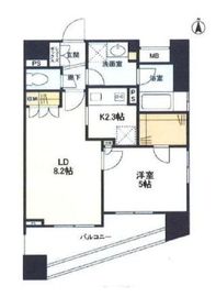 プライア渋谷 17階 間取り図