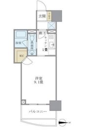 マイプレジール広尾 302 間取り図