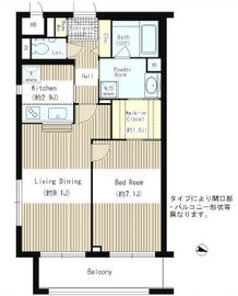 ルミエール中町 201 間取り図