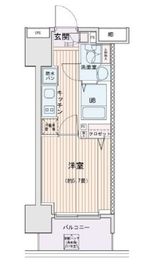 エスティメゾン錦糸町2 617 間取り図