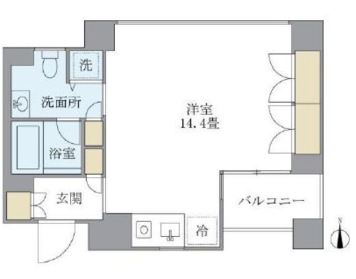 KDXレジデンス南麻布 303 間取り図