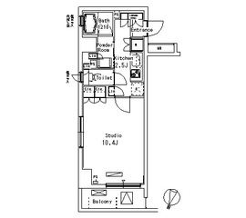 パークアクシス方南町 503 間取り図