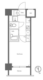 スクエア渋谷 305 間取り図