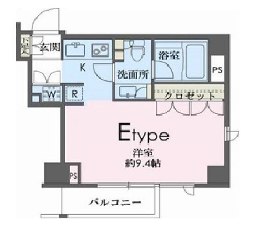 ドゥーエ南麻布 305 間取り図