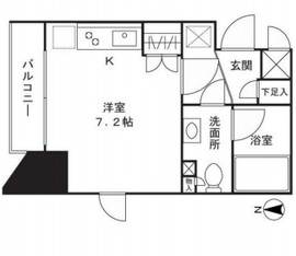 プリモ・レガーロ北品川 503 間取り図