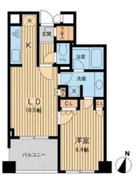 アーデン駒沢パークフロント 304 間取り図