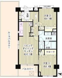 パーシモンヒルズ 405 間取り図