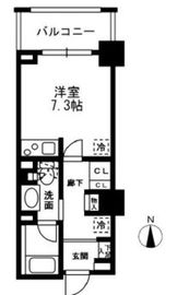 レジディア中落合 B602 間取り図