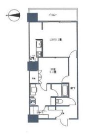 浅草タワー 24階 間取り図