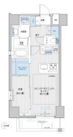 シティインデックス千代田秋葉原 10階 間取り図