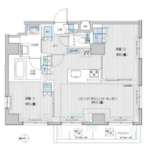 シティインデックス千代田秋葉原 1303 間取り図