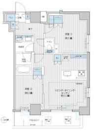 シティインデックス千代田秋葉原 12階 間取り図