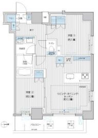 シティインデックス千代田秋葉原 12階 間取り図