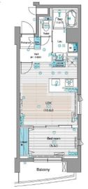 グランド・ガーラ銀座 4階 間取り図