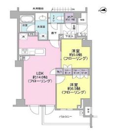 プラウド中野テラス 4階 間取り図