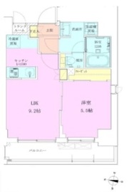 清澄白河レジデンス参番館 502 間取り図