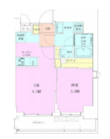 清澄白河レジデンス参番館 602 間取り図